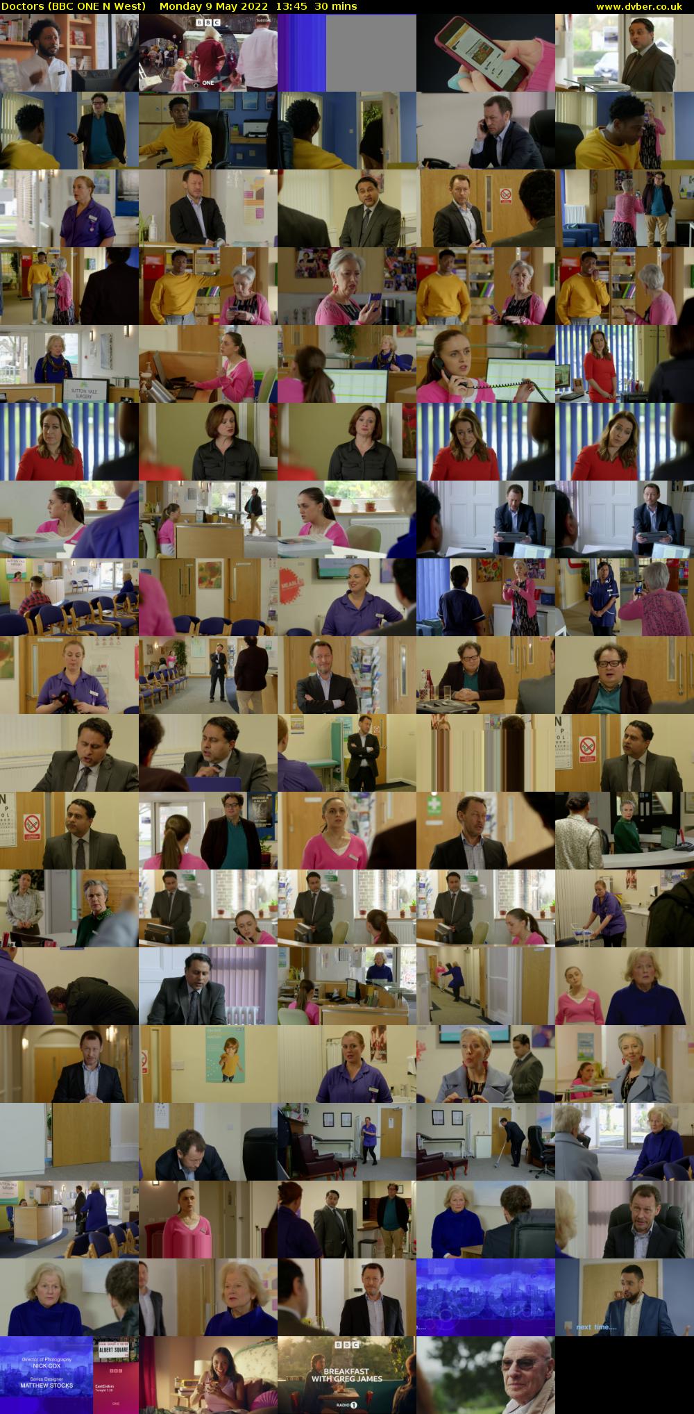 Doctors (BBC ONE N West) Monday 9 May 2022 13:45 - 14:15