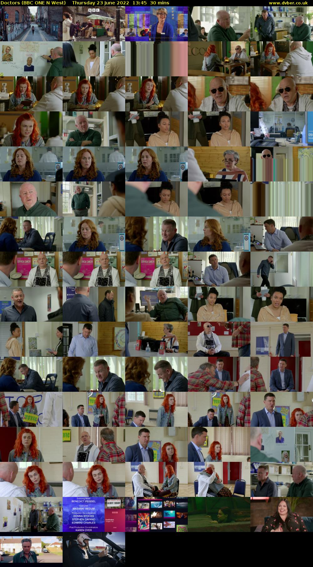 Doctors (BBC ONE N West) Thursday 23 June 2022 13:45 - 14:15