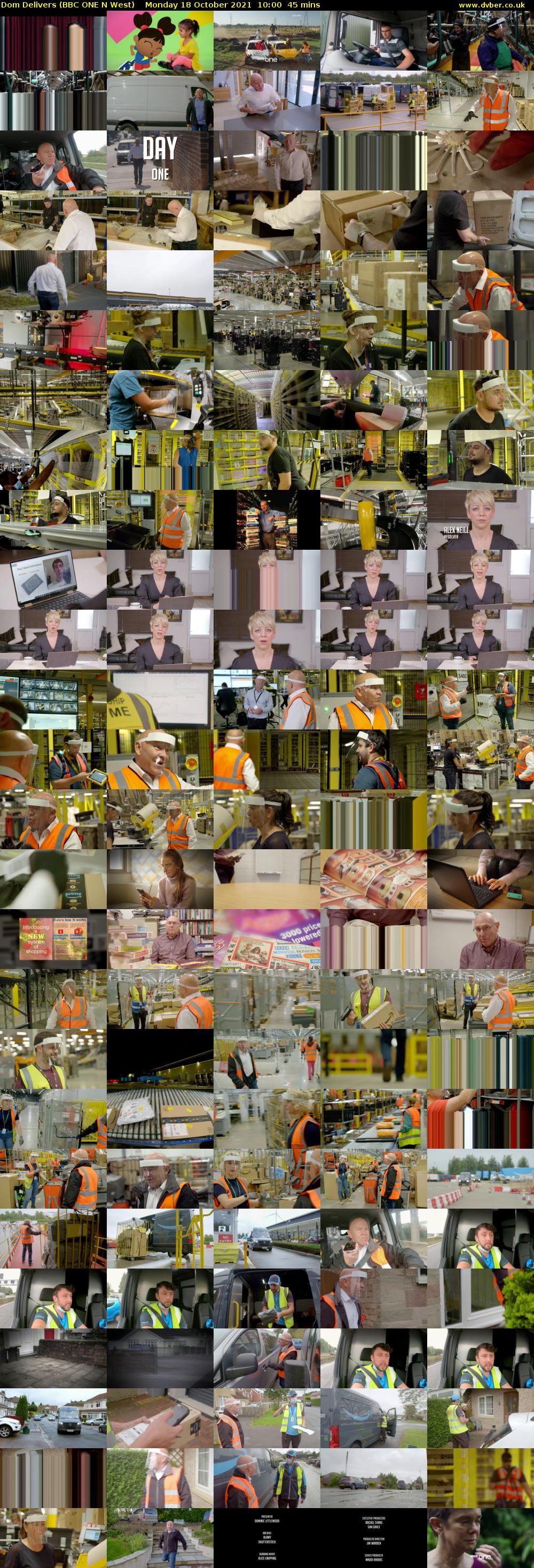 Dom Delivers (BBC ONE N West) Monday 18 October 2021 10:00 - 10:45