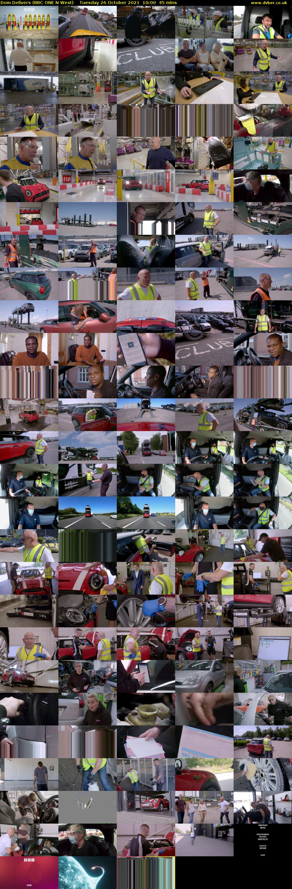 Dom Delivers (BBC ONE N West) Tuesday 26 October 2021 10:00 - 10:45