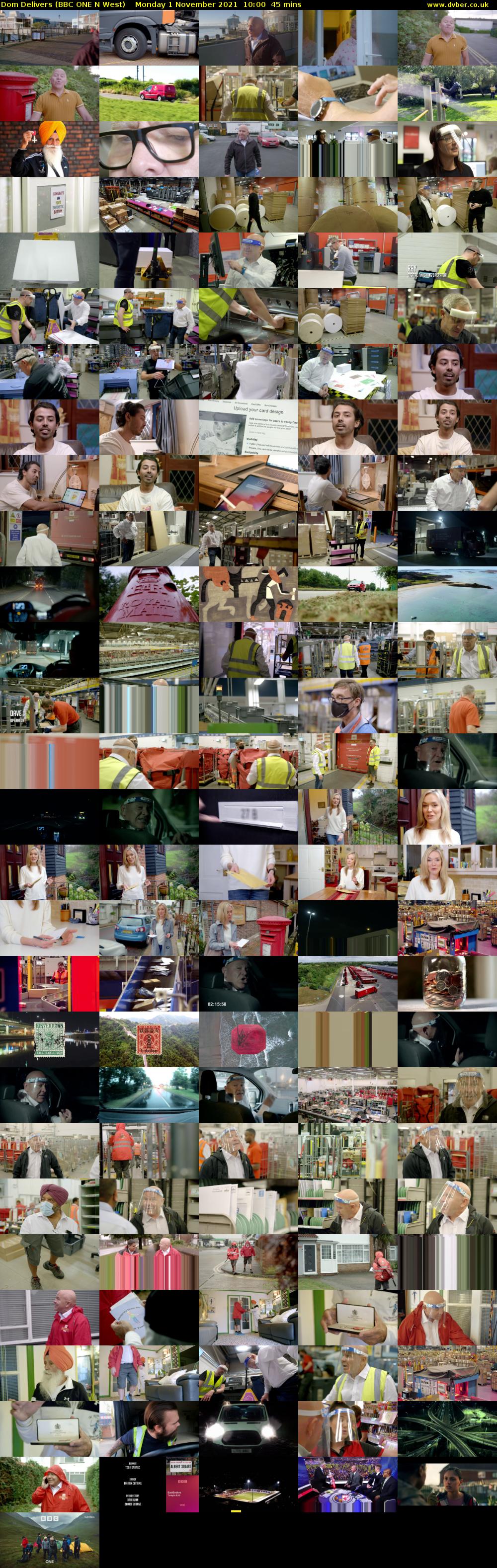 Dom Delivers (BBC ONE N West) Monday 1 November 2021 10:00 - 10:45