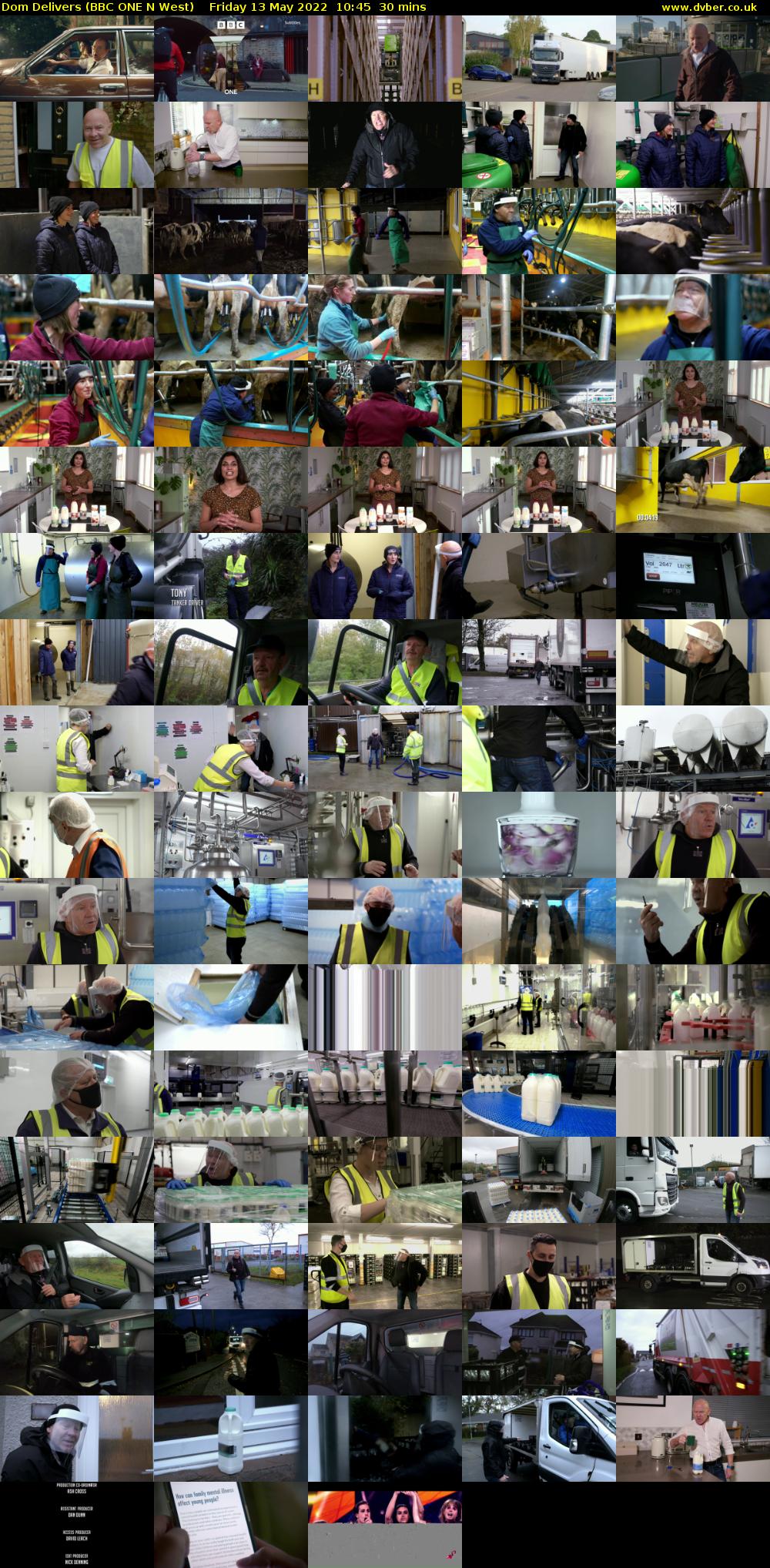 Dom Delivers (BBC ONE N West) Friday 13 May 2022 10:45 - 11:15