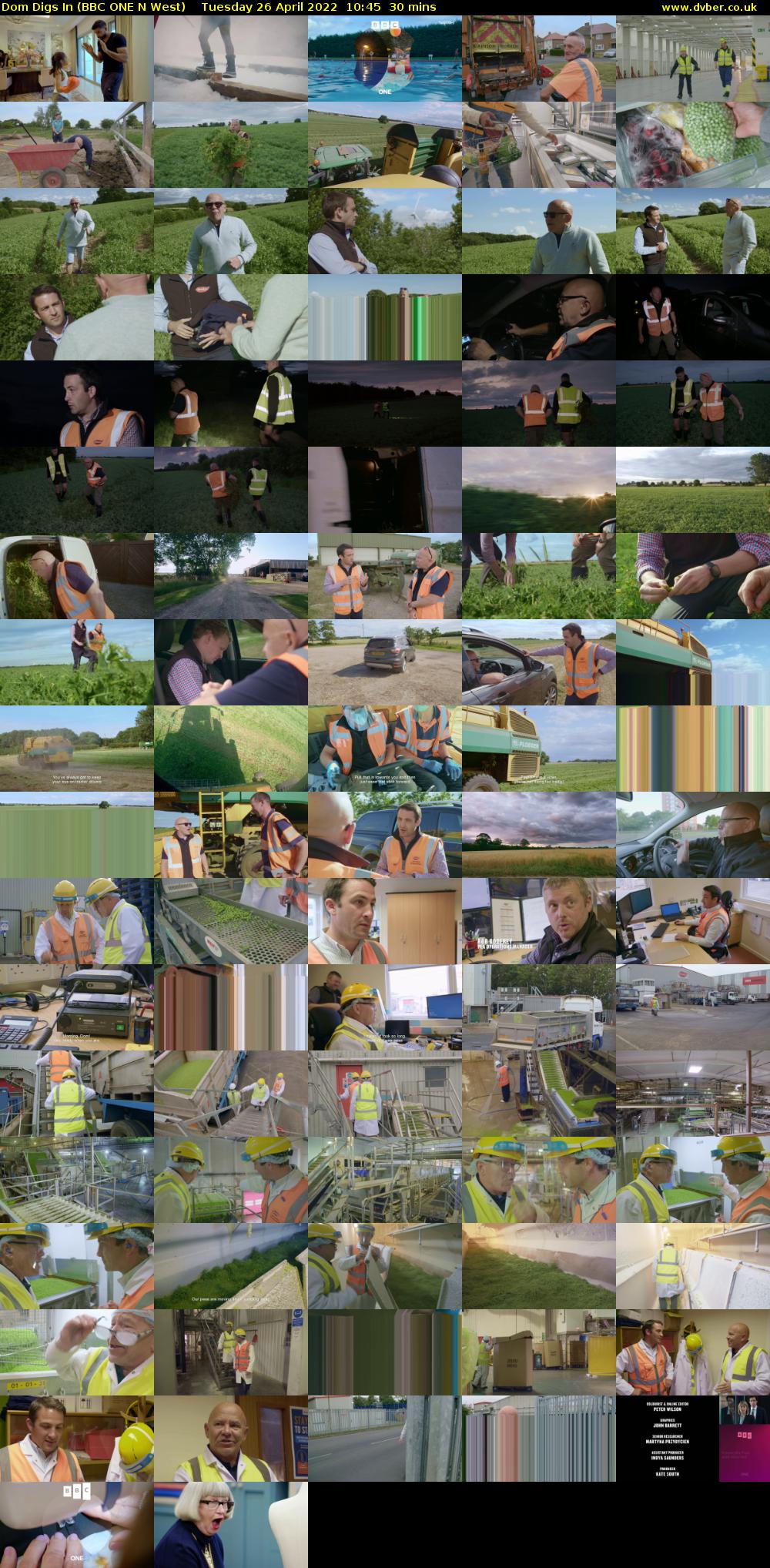 Dom Digs In (BBC ONE N West) Tuesday 26 April 2022 10:45 - 11:15