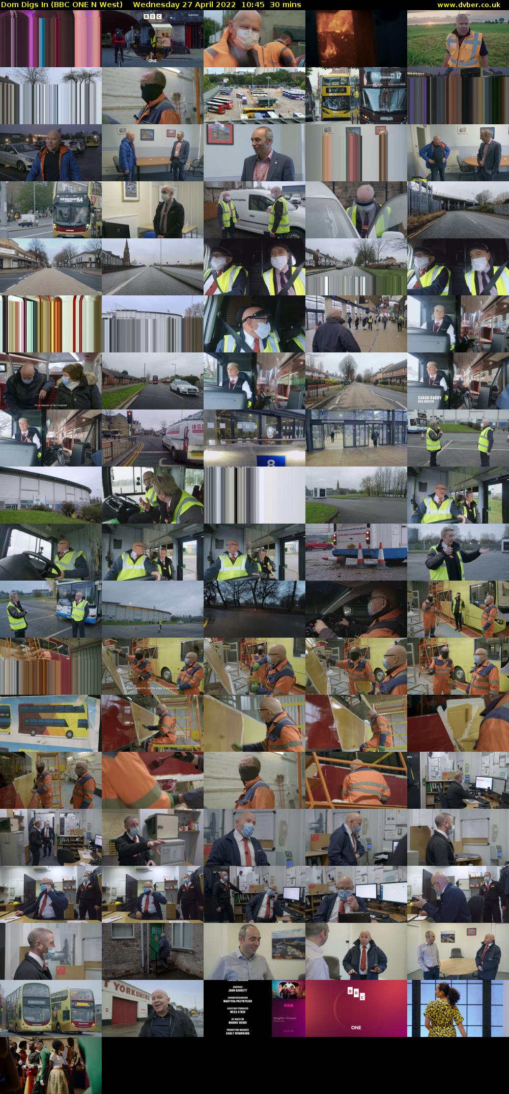 Dom Digs In (BBC ONE N West) Wednesday 27 April 2022 10:45 - 11:15