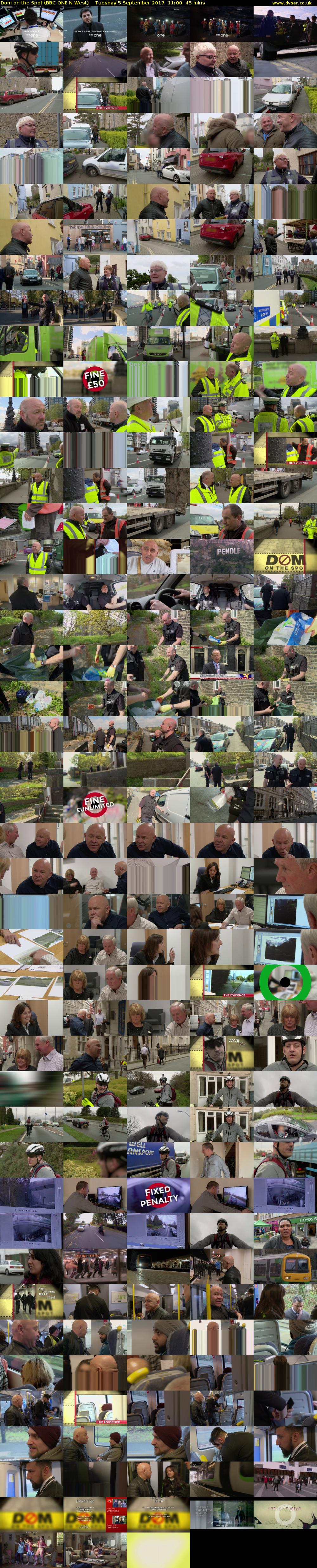 Dom on the Spot (BBC ONE N West) Tuesday 5 September 2017 11:00 - 11:45