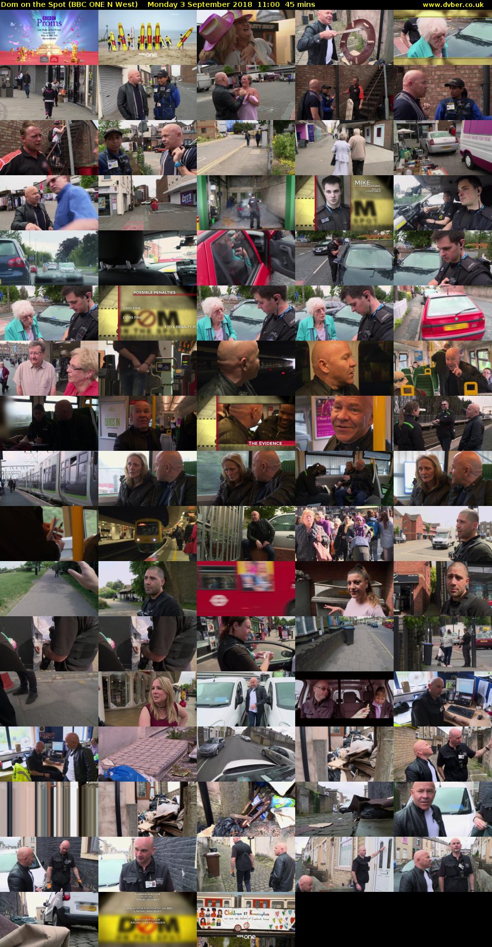 Dom on the Spot (BBC ONE N West) Monday 3 September 2018 11:00 - 11:45