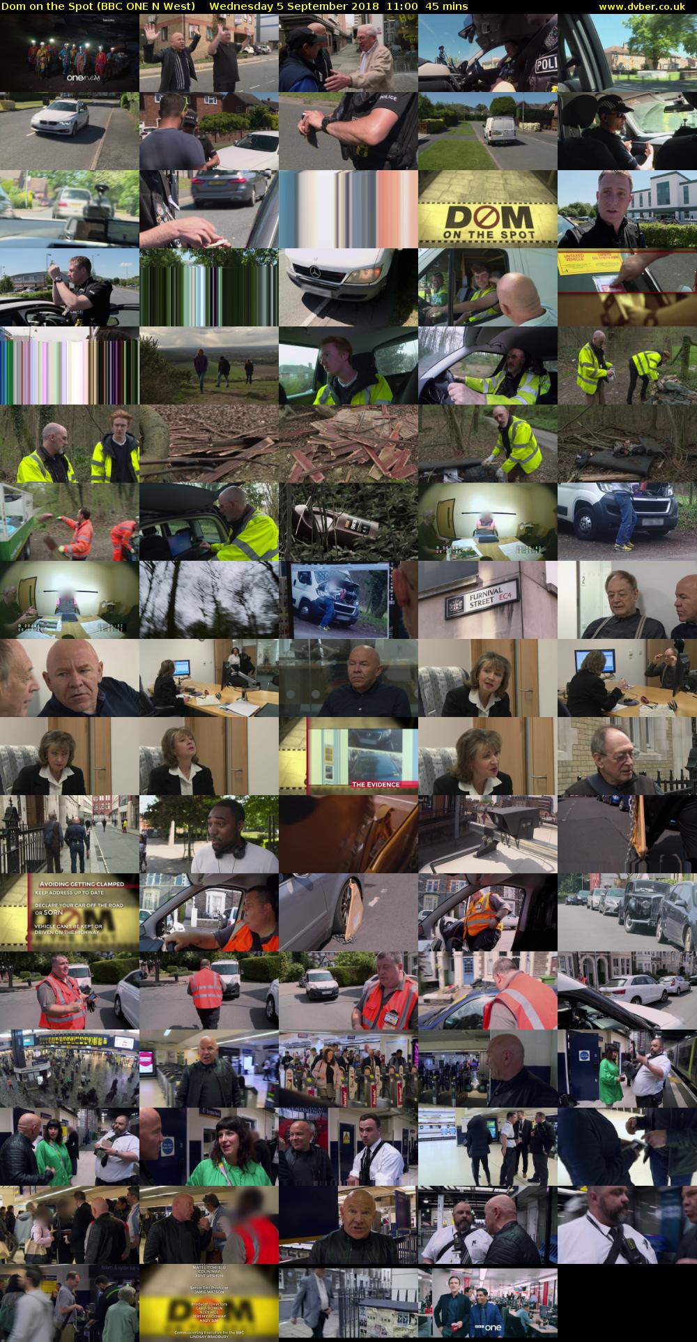 Dom on the Spot (BBC ONE N West) Wednesday 5 September 2018 11:00 - 11:45