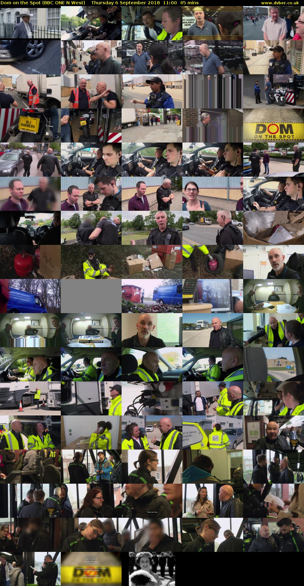 Dom on the Spot (BBC ONE N West) Thursday 6 September 2018 11:00 - 11:45