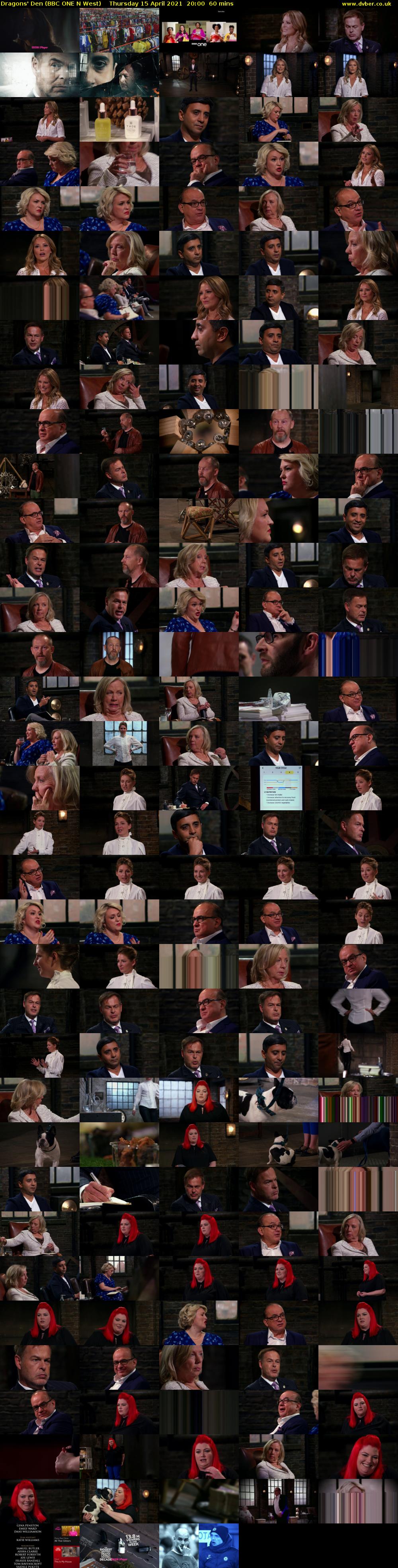 Dragons' Den (BBC ONE N West) Thursday 15 April 2021 20:00 - 21:00
