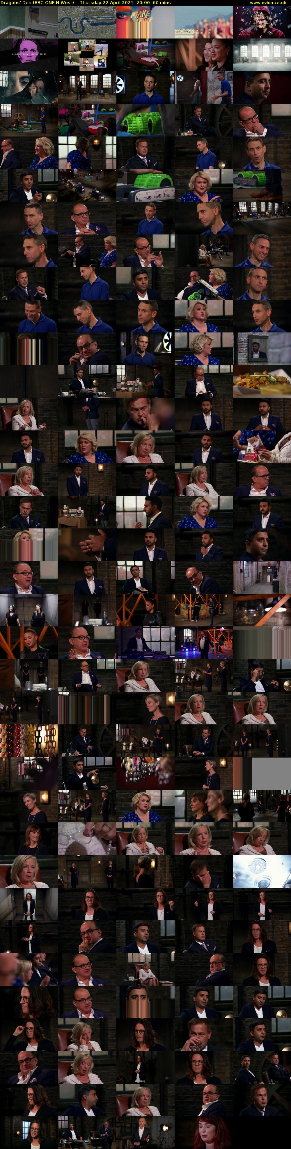 Dragons' Den (BBC ONE N West) Thursday 22 April 2021 20:00 - 21:00