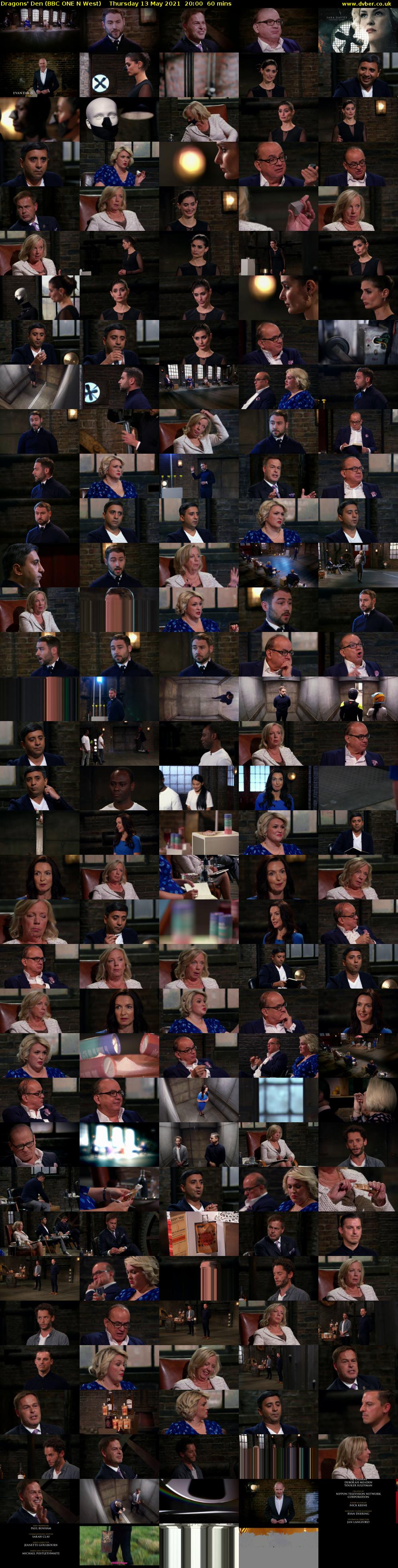 Dragons' Den (BBC ONE N West) Thursday 13 May 2021 20:00 - 21:00