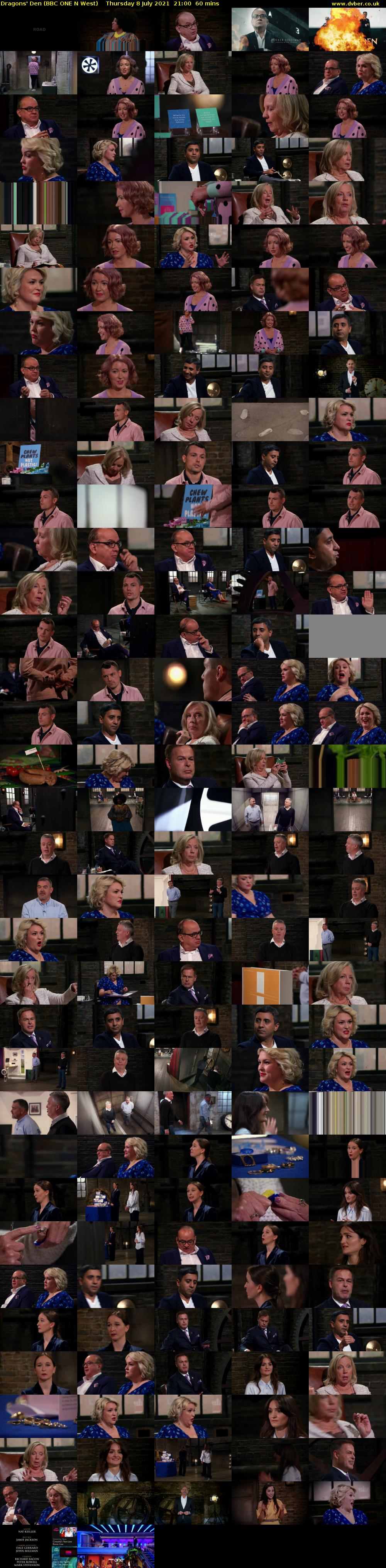 Dragons' Den (BBC ONE N West) Thursday 8 July 2021 21:00 - 22:00