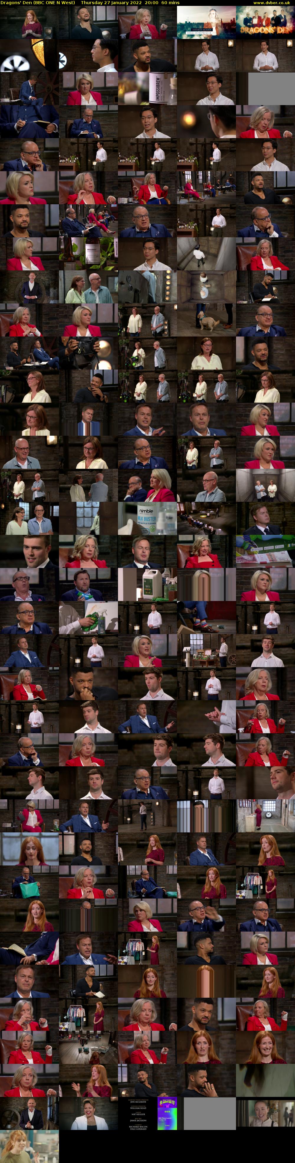 Dragons' Den (BBC ONE N West) Thursday 27 January 2022 20:00 - 21:00