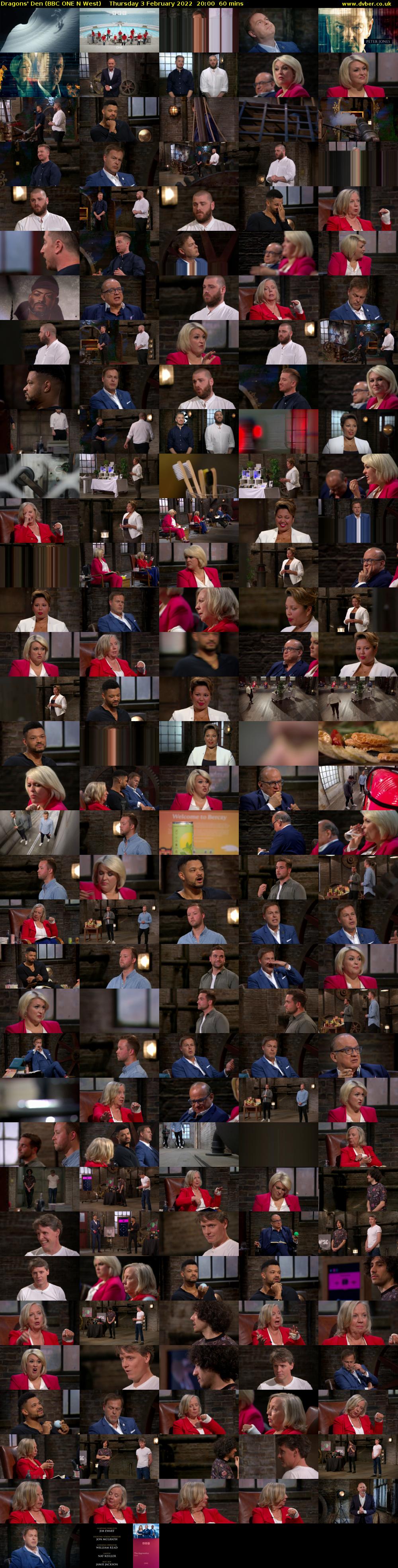 Dragons' Den (BBC ONE N West) Thursday 3 February 2022 20:00 - 21:00