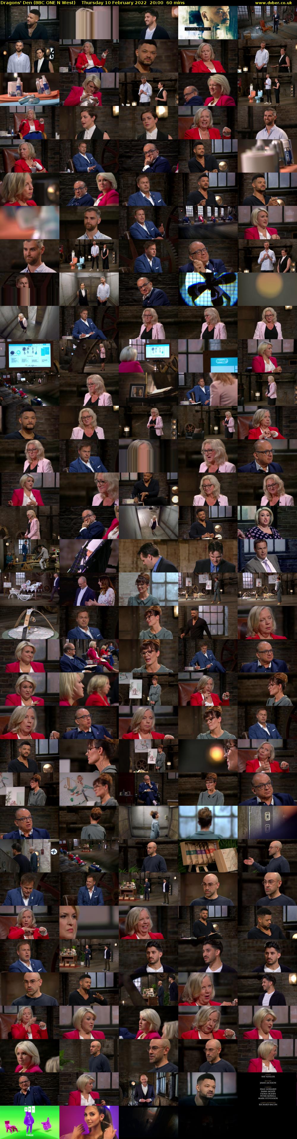 Dragons' Den (BBC ONE N West) Thursday 10 February 2022 20:00 - 21:00