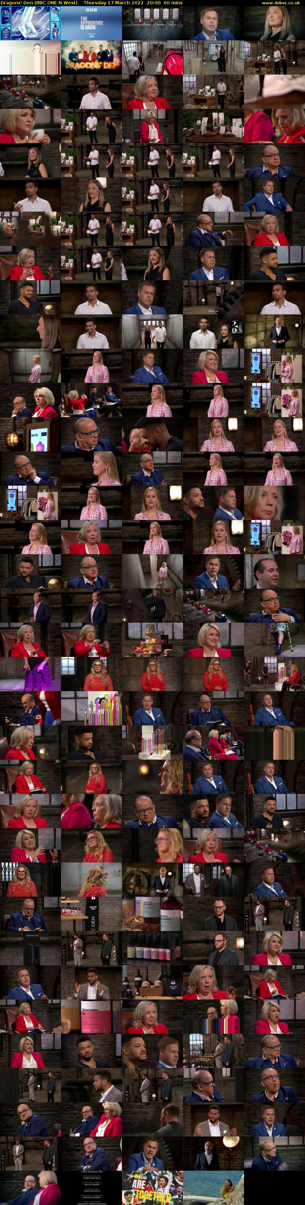 Dragons' Den (BBC ONE N West) Thursday 17 March 2022 20:00 - 21:00