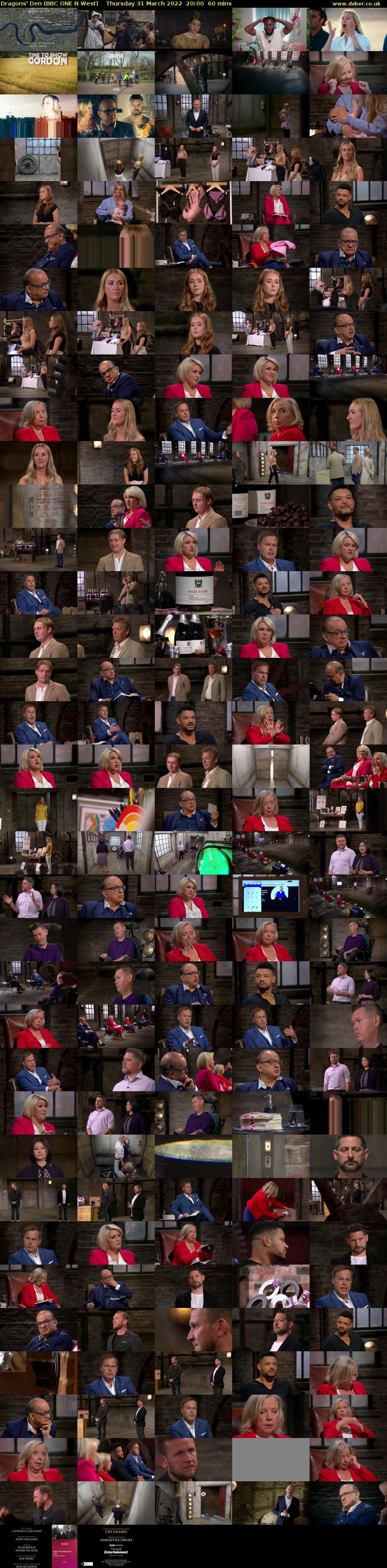 Dragons' Den (BBC ONE N West) Thursday 31 March 2022 20:00 - 21:00