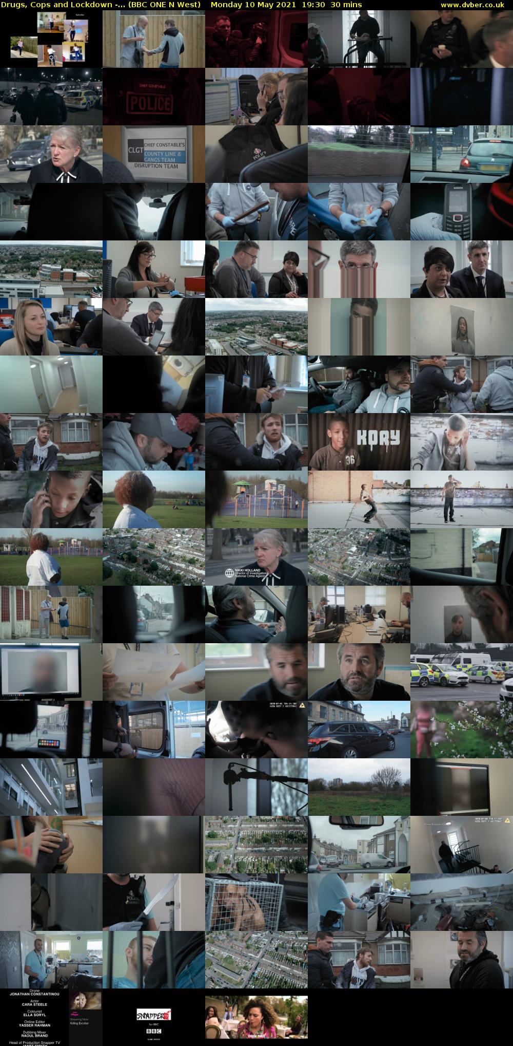 Drugs, Cops and Lockdown -... (BBC ONE N West) Monday 10 May 2021 19:30 - 20:00