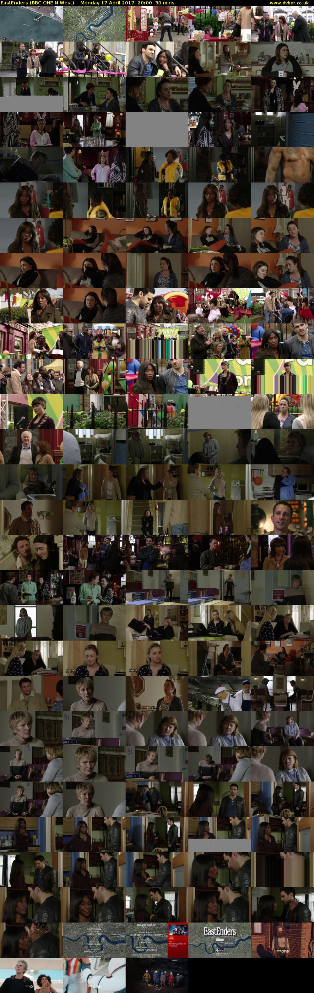 EastEnders (BBC ONE N West) Monday 17 April 2017 20:00 - 20:30