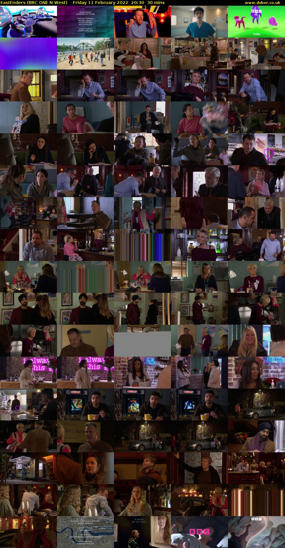 EastEnders (BBC ONE N West) Friday 11 February 2022 20:30 - 21:00