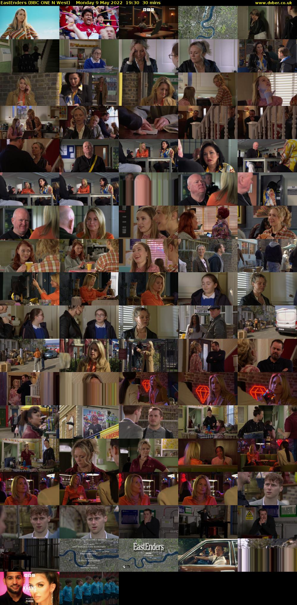 EastEnders (BBC ONE N West) Monday 9 May 2022 19:30 - 20:00