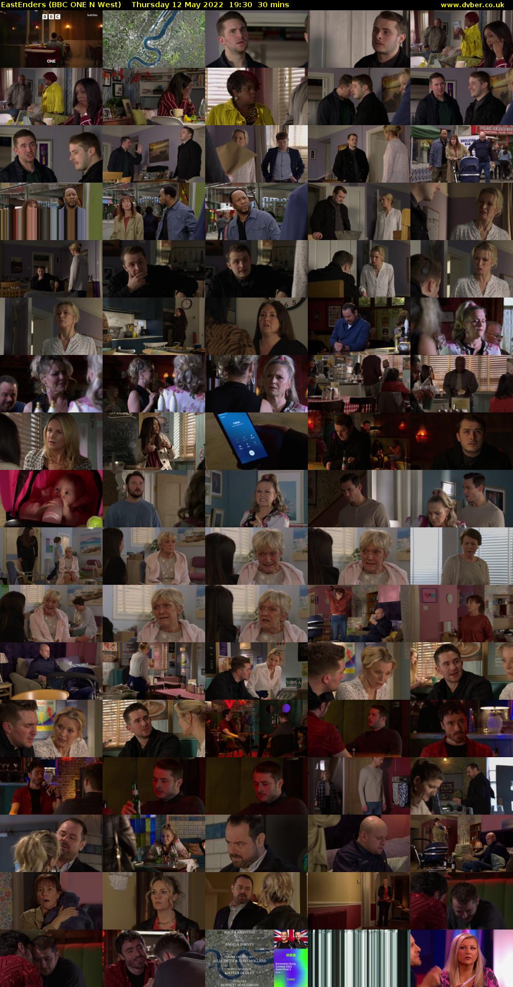 EastEnders (BBC ONE N West) Thursday 12 May 2022 19:30 - 20:00