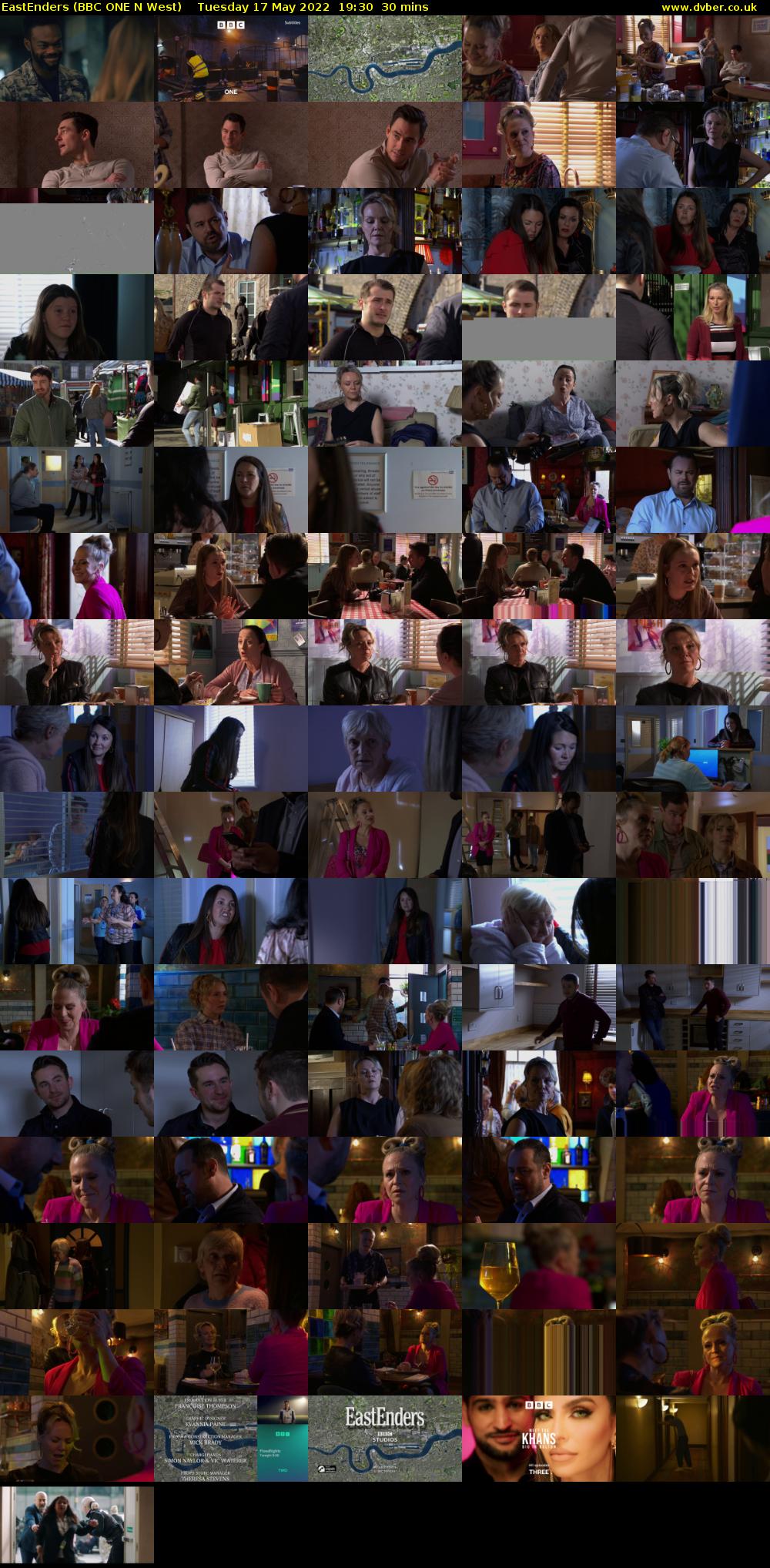 EastEnders (BBC ONE N West) Tuesday 17 May 2022 19:30 - 20:00