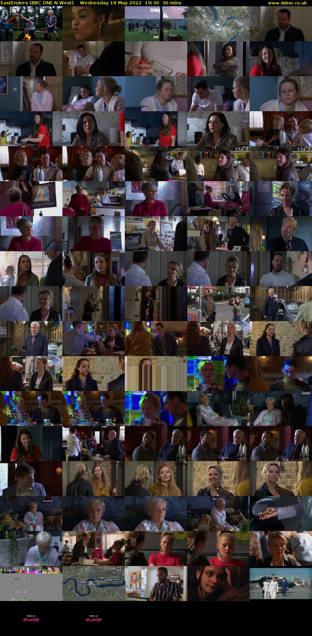 EastEnders (BBC ONE N West) Wednesday 18 May 2022 19:30 - 20:00
