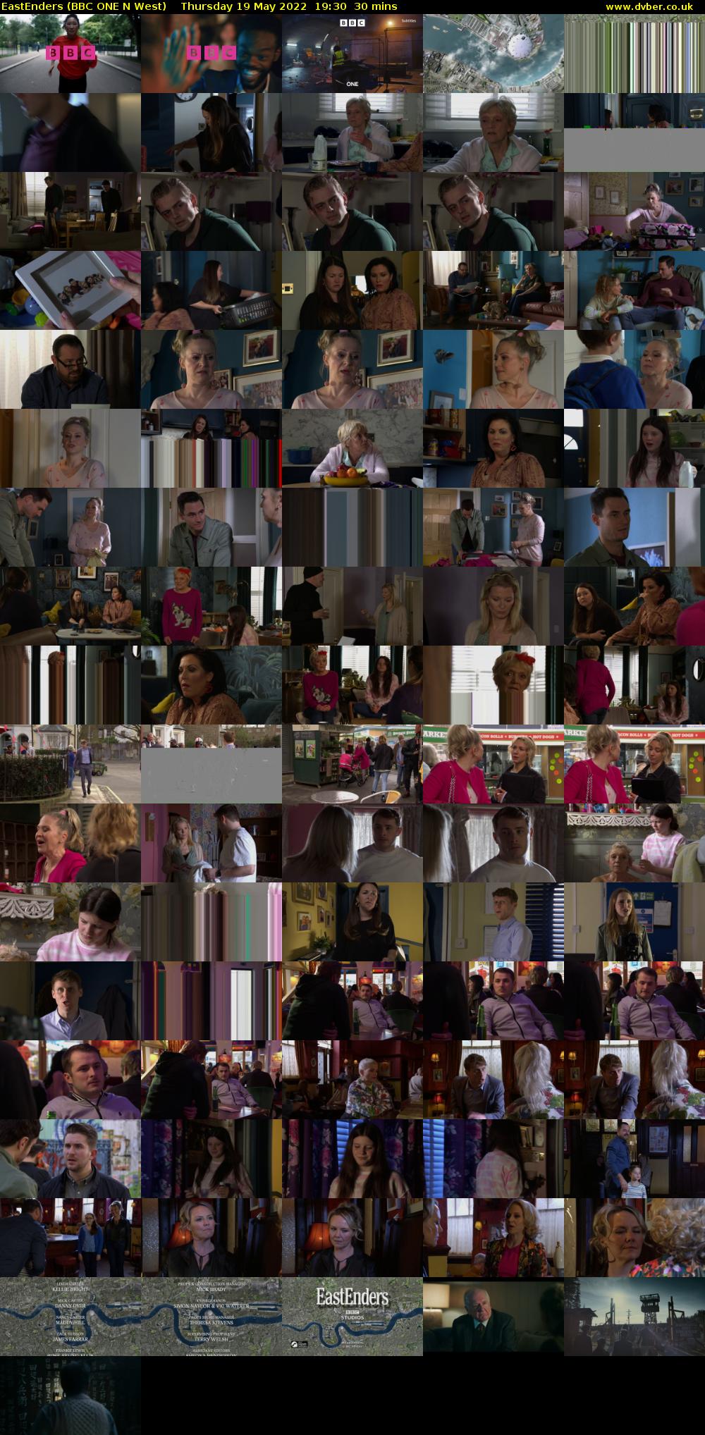EastEnders (BBC ONE N West) Thursday 19 May 2022 19:30 - 20:00