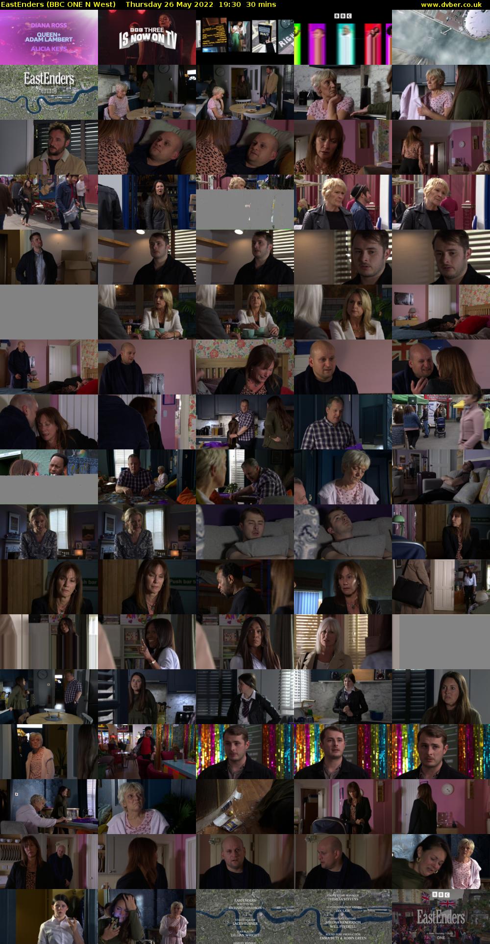 EastEnders (BBC ONE N West) Thursday 26 May 2022 19:30 - 20:00
