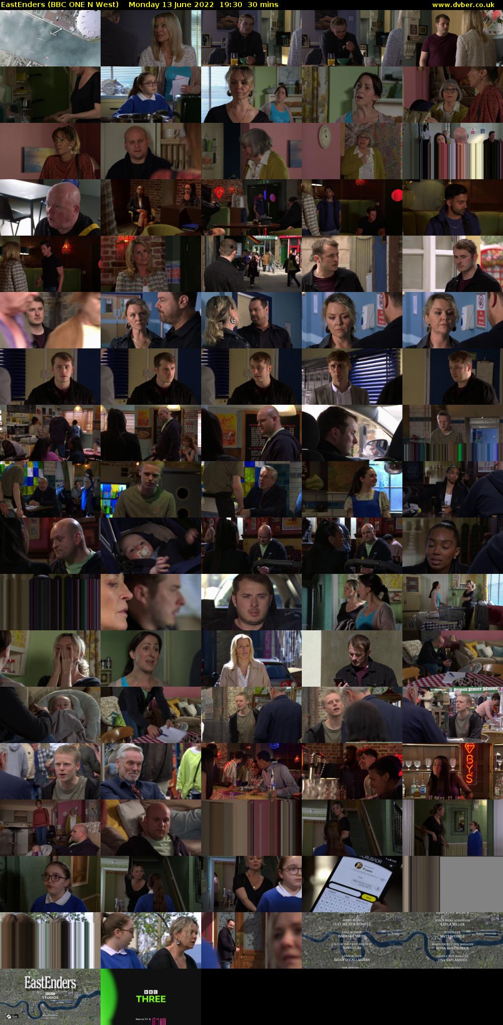 EastEnders (BBC ONE N West) Monday 13 June 2022 19:30 - 20:00