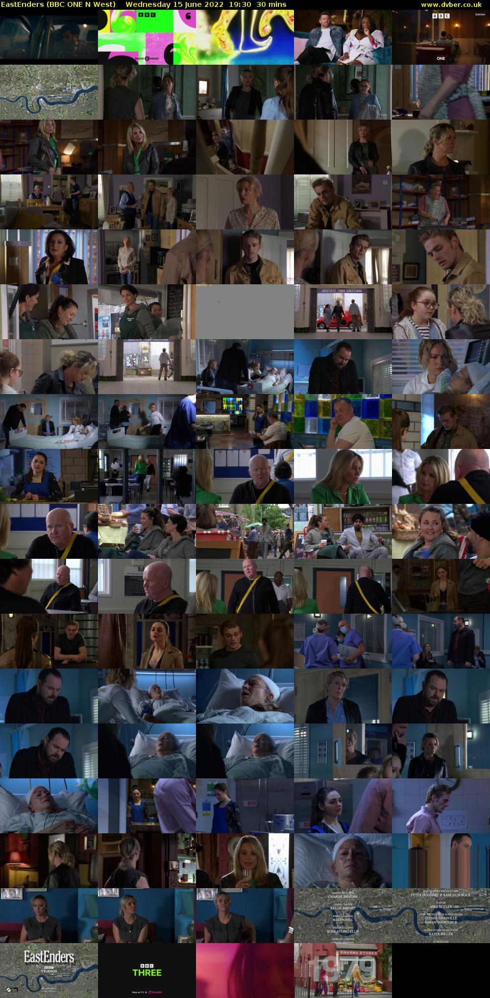 EastEnders (BBC ONE N West) Wednesday 15 June 2022 19:30 - 20:00