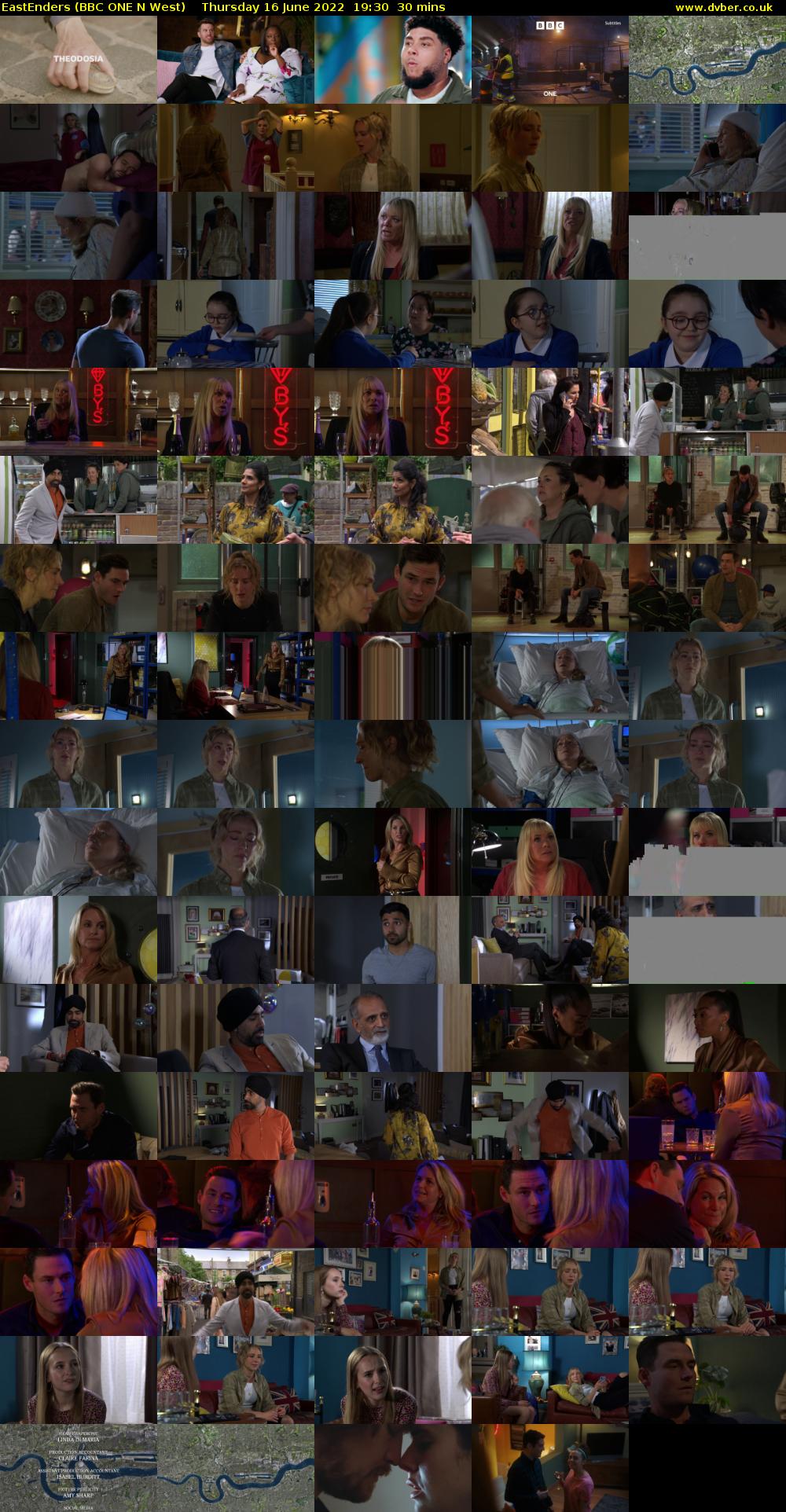 EastEnders (BBC ONE N West) Thursday 16 June 2022 19:30 - 20:00