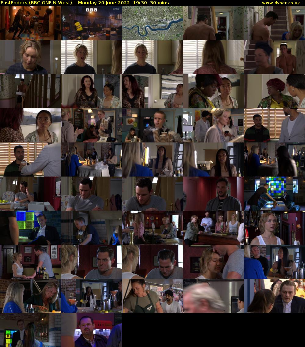EastEnders (BBC ONE N West) Monday 20 June 2022 19:30 - 20:00