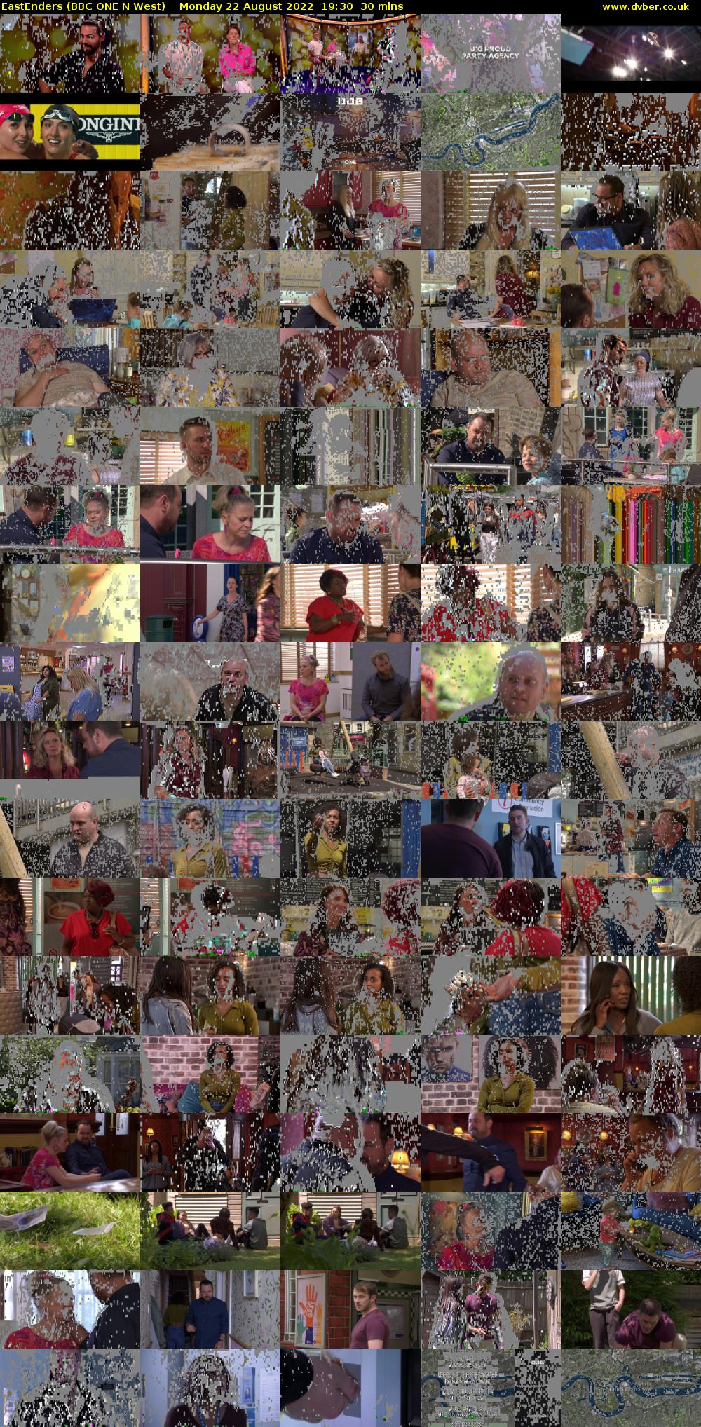 EastEnders (BBC ONE N West) Monday 22 August 2022 19:30 - 20:00