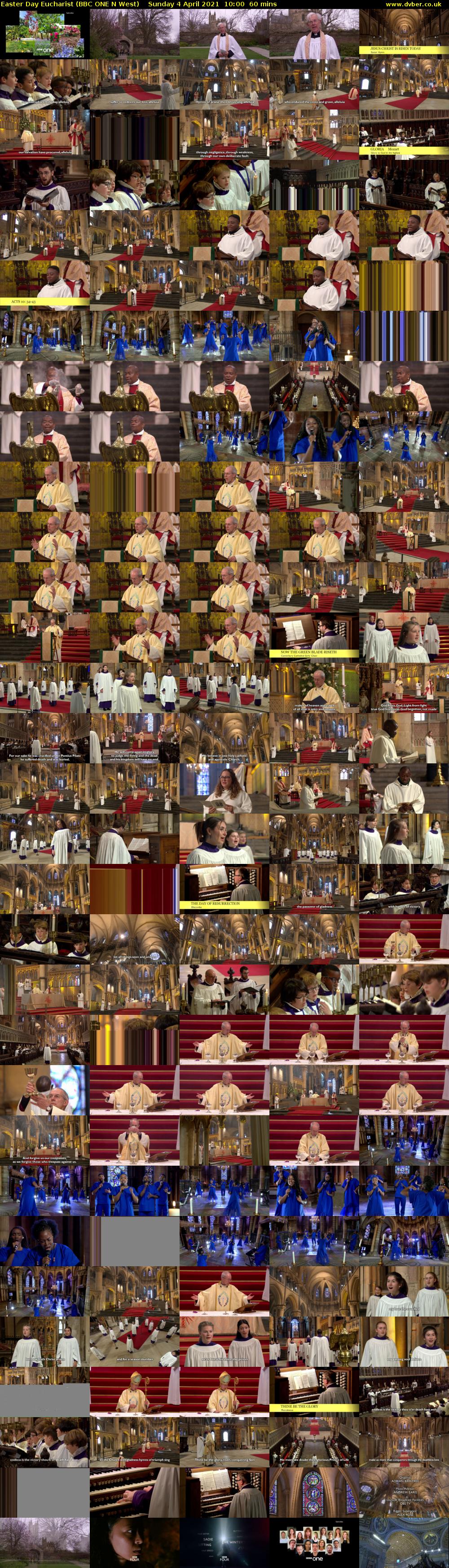 Easter Day Eucharist (BBC ONE N West) Sunday 4 April 2021 10:00 - 11:00