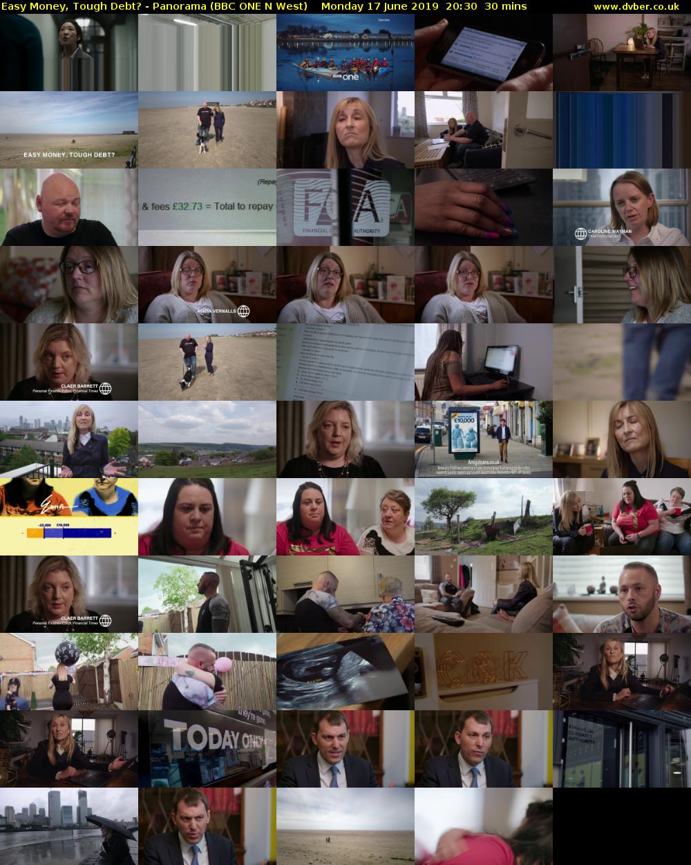 Easy Money, Tough Debt? - Panorama (BBC ONE N West) Monday 17 June 2019 20:30 - 21:00