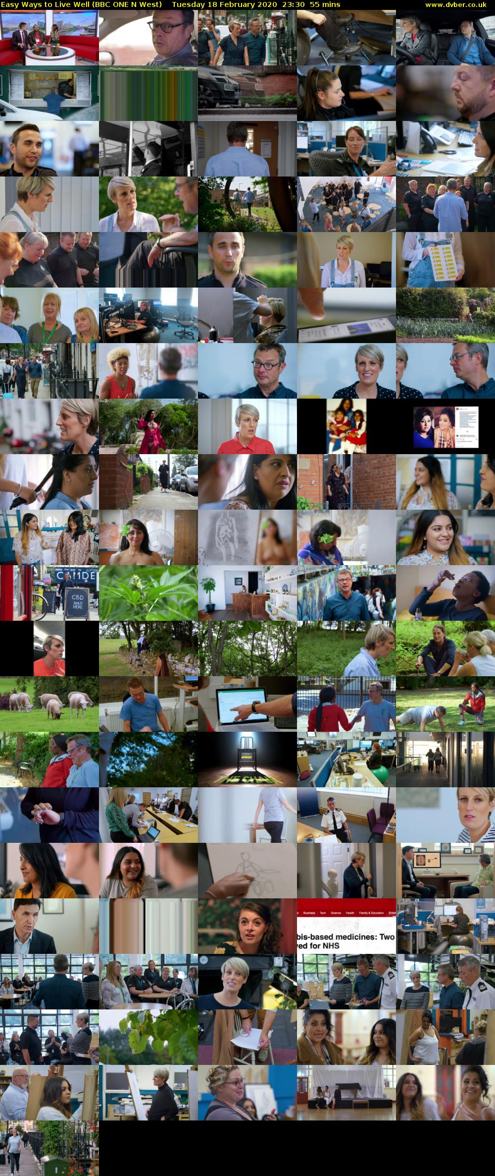 Easy Ways to Live Well (BBC ONE N West) Tuesday 18 February 2020 23:30 - 00:25