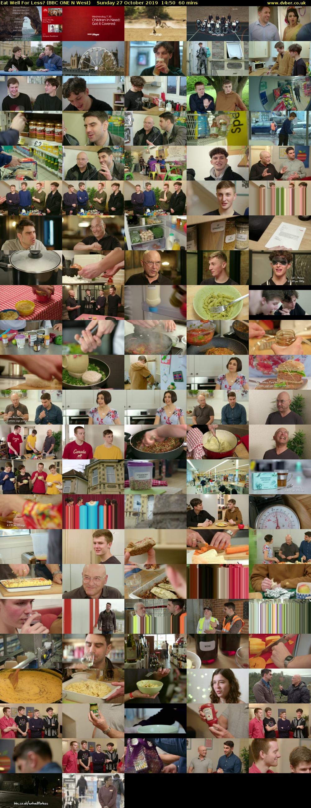Eat Well For Less? (BBC ONE N West) Sunday 27 October 2019 14:50 - 15:50