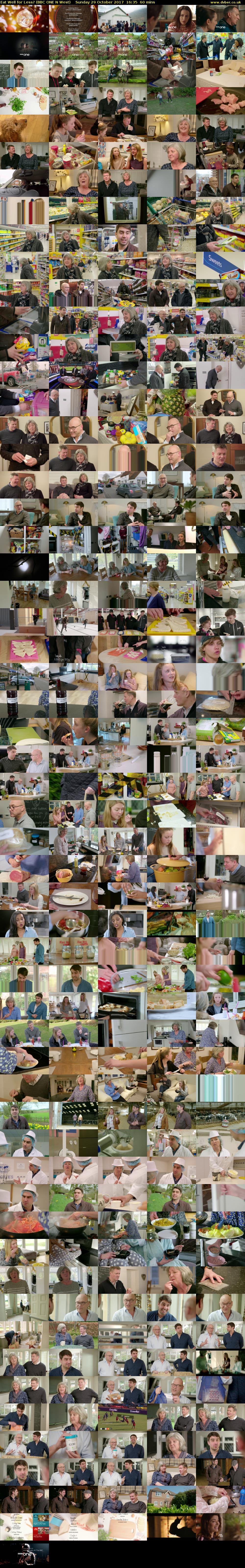 Eat Well for Less? (BBC ONE N West) Sunday 29 October 2017 16:35 - 17:35