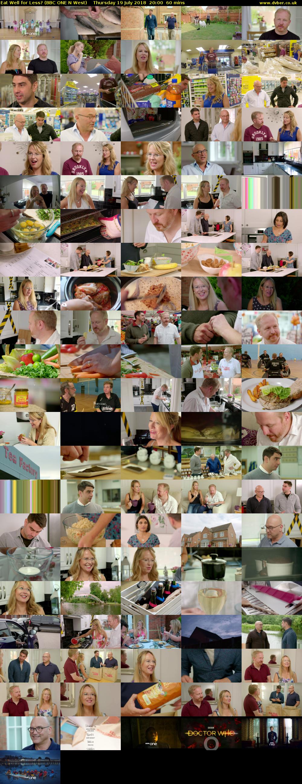 Eat Well for Less? (BBC ONE N West) Thursday 19 July 2018 20:00 - 21:00