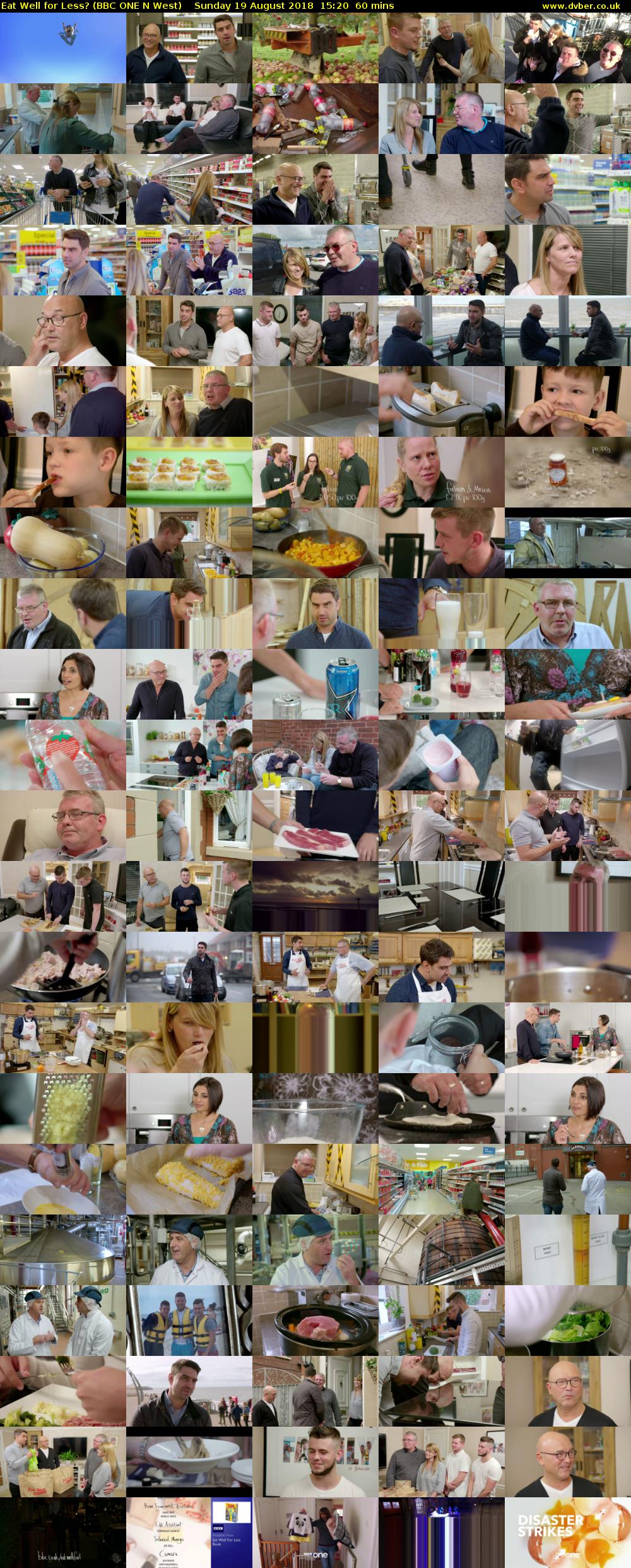Eat Well for Less? (BBC ONE N West) Sunday 19 August 2018 15:20 - 16:20