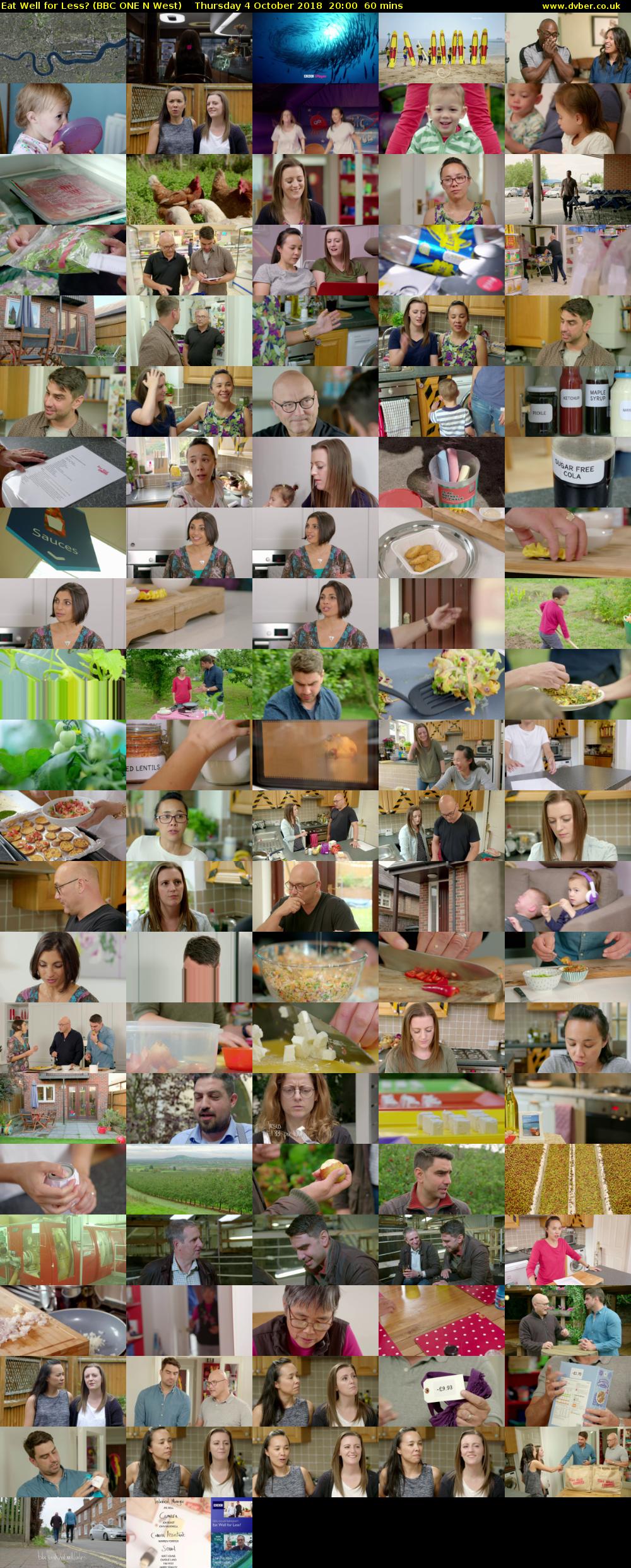 Eat Well for Less? (BBC ONE N West) Thursday 4 October 2018 20:00 - 21:00