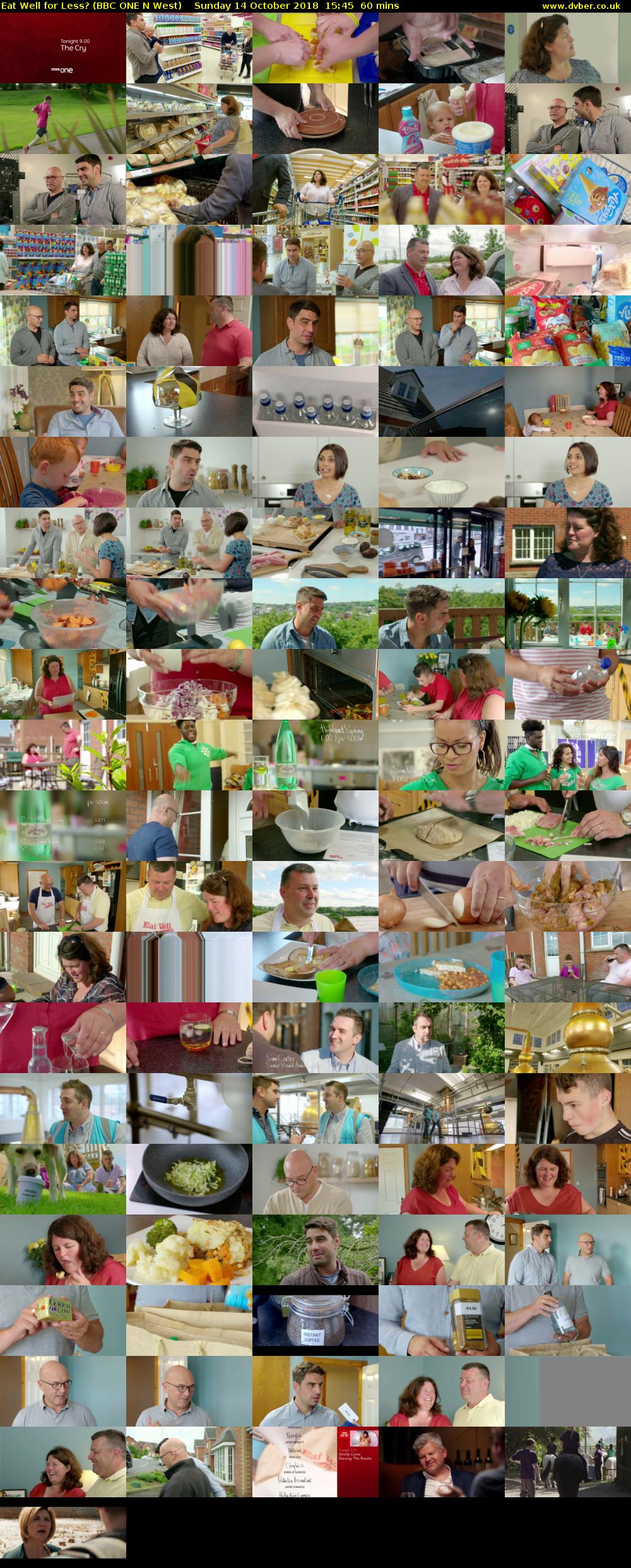 Eat Well for Less? (BBC ONE N West) Sunday 14 October 2018 15:45 - 16:45