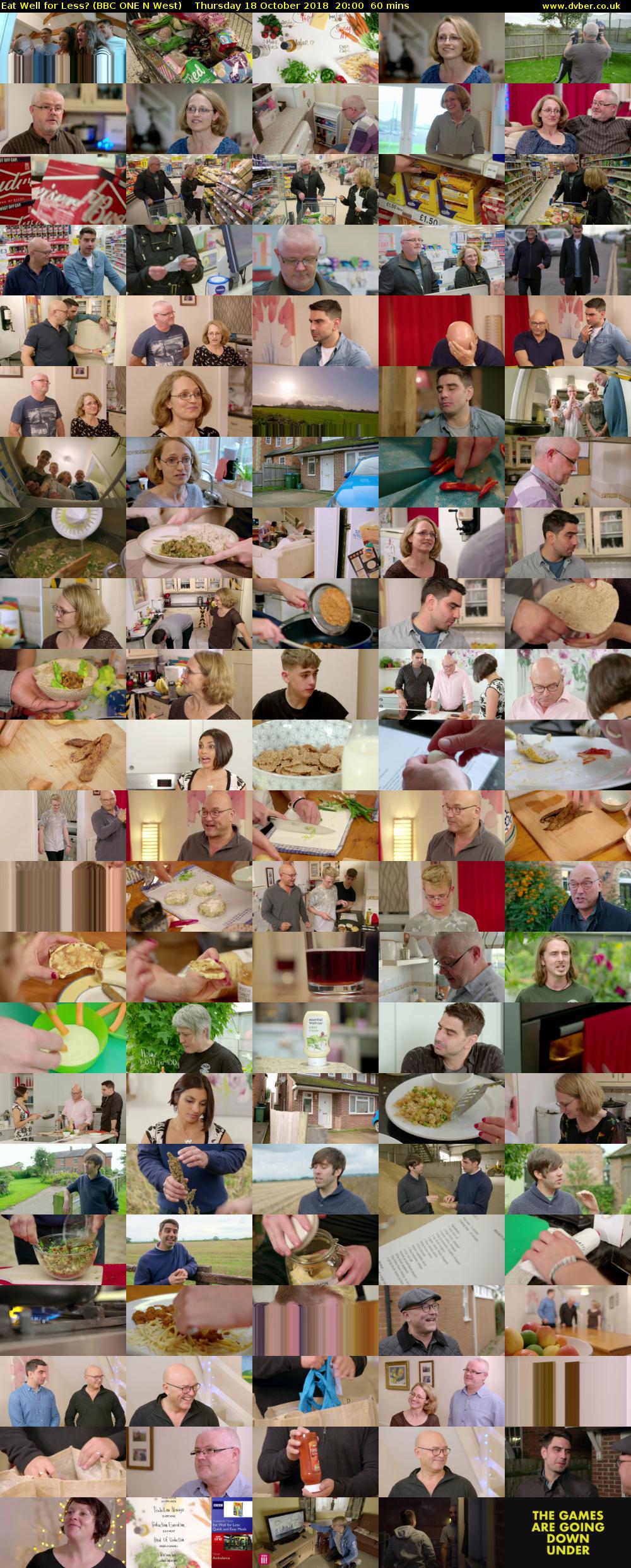 Eat Well for Less? (BBC ONE N West) Thursday 18 October 2018 20:00 - 21:00