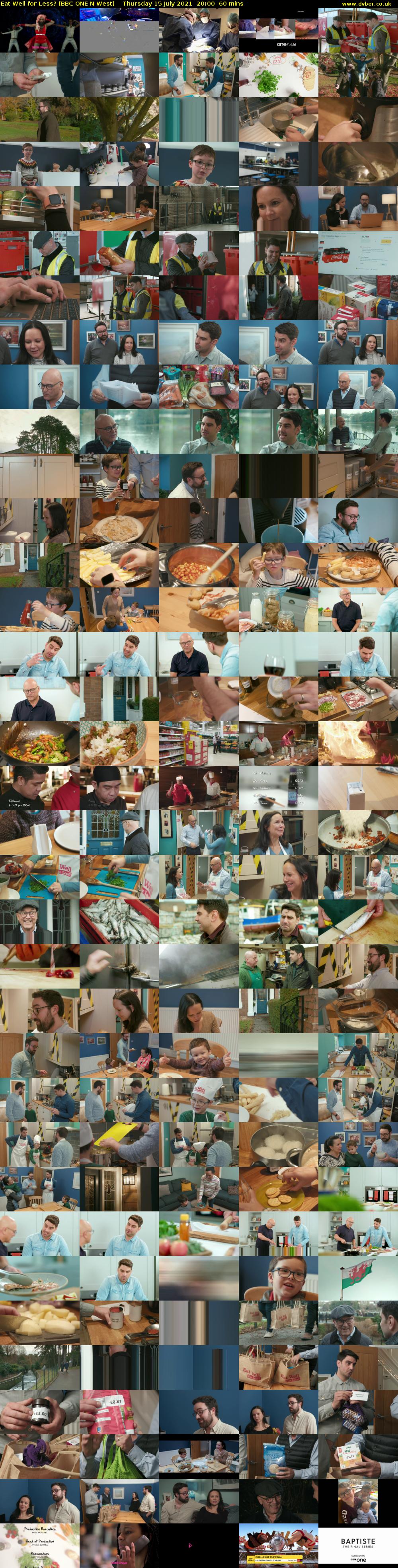 Eat Well for Less? (BBC ONE N West) Thursday 15 July 2021 20:00 - 21:00