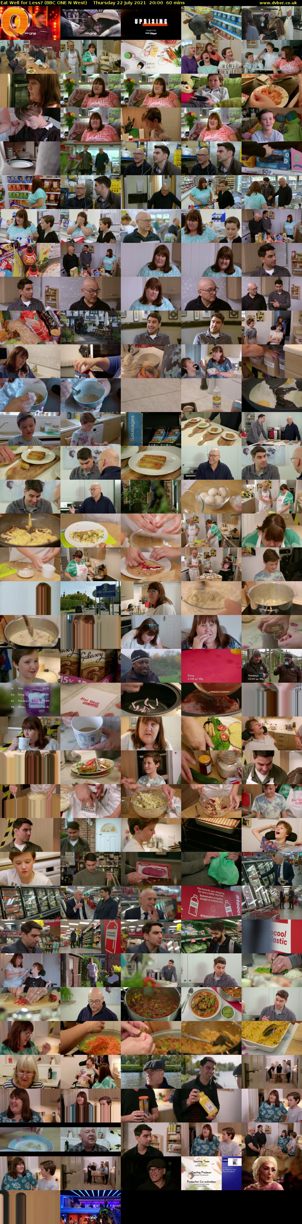 Eat Well for Less? (BBC ONE N West) Thursday 22 July 2021 20:00 - 21:00