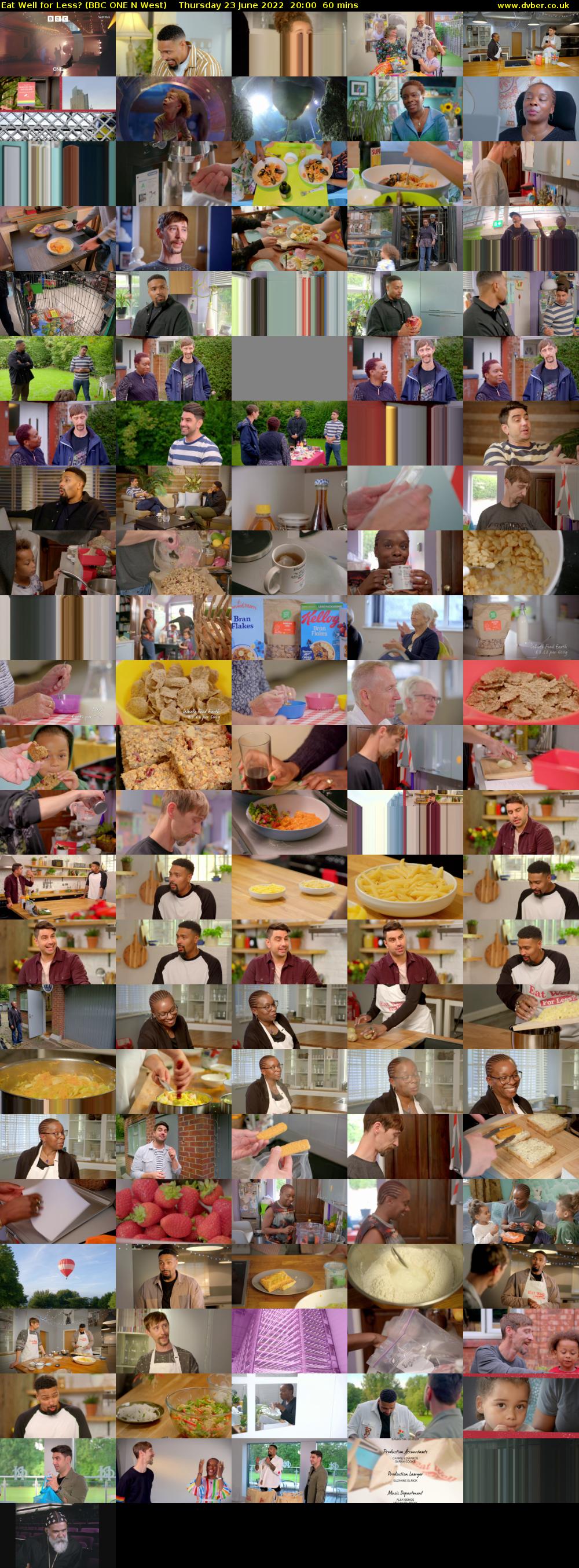 Eat Well for Less? (BBC ONE N West) Thursday 23 June 2022 20:00 - 21:00