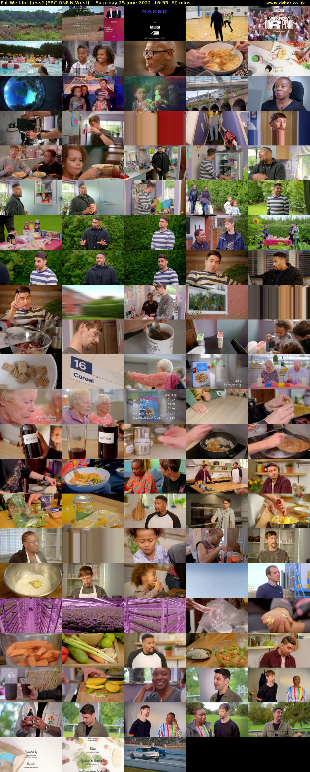 Eat Well for Less? (BBC ONE N West) Saturday 25 June 2022 16:35 - 17:35