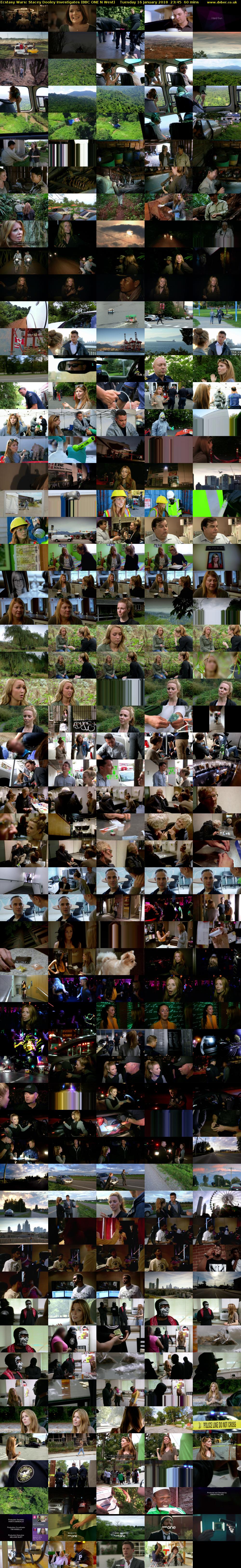 Ecstasy Wars: Stacey Dooley Investigates (BBC ONE N West) Tuesday 16 January 2018 23:45 - 00:45
